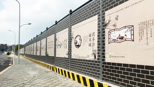 4米高C類裝配式鍍鋅鋼結(jié)構(gòu)圍擋-深圳建筑工程施工外圍圍擋C款